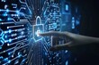 © Leo Rohmann - Implement a secure portal with enhanced encryption shield standards on mobile and tablet, safeguarding data across digital POP3 internet infrastructure for advanced security.