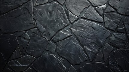 Stone Black Texture Background Resembling Dark Cement, Adding Depth And Sophistication To The Setting, Cartoon Background