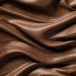 Fondo con detalle y textura cobertura de chocolate con formas sinuosas