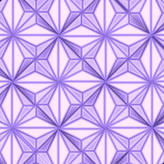 Poster - Mesmerizing geometric pattern. Complex composition. 3d rendering illustration