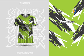 Canvas Print - Football jersey design template, suitable for jersey design, background, poster.