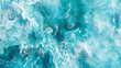 A tie-dye print in ocean-inspired hues of turquoise aquamarine and seafoam green reminiscent of the ever-changing colors and textures of the sea perfect for bringing a coastal vibe