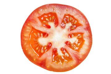 Poster - fresh red tomato isolated on white or transparent png