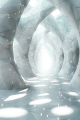 Wall Mural - Futuristic Sci-Fi Corridor