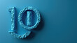 Número diez, representado por un 1 y 0, el cero en forma del símbolo de encendido - apagado, debajo una unión, sonriente, facial, sacar máximo partido, color azul turquesa oscuro, espacio copy, banca 