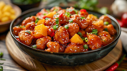 Wall Mural - Sweet and sour pork 