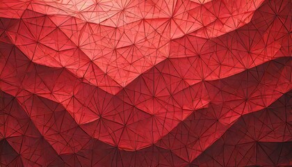  red polygon abstract background texture material