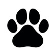 © Numrah - dog paw icon print vector silhouette logo - puppy footprint