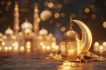 an arabic lantern at the time of eid al adha