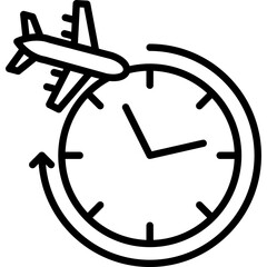 Wall Mural - Clock Icon