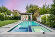© Wirestock - Exterior shot of a Modern New Construction Home in Los Angeles.