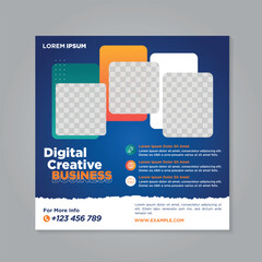 Fototapete - Corporate social media banner template	
