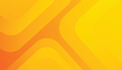 Poster - Abstract yellow and orange geometric background, Dynamic box shapes composition, orange background, Cool background design for posters, Vector illustration