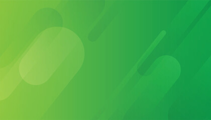 Aufkleber - Green abstract modern transparency shapes background, Abstract geometric shapes on green color background, Minimalist Vector illustration