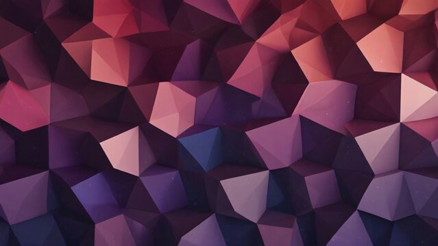 abstract pink gradient polygon background