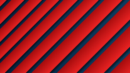 Wall Mural - Abstract geometric red and dark blue background design