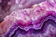 natural geode crystal gemstone mineral rock formation, pink, purple, amethyst