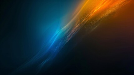 Poster - Abstract Light Flare Over Black Background
