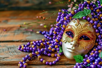 Canvas Print - Masque de Mardi gras