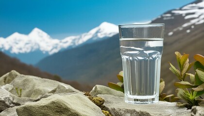 Wall Mural - water glass