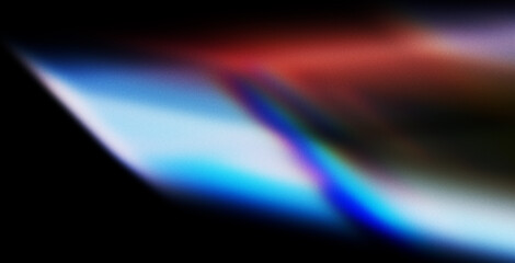 Aufkleber - 4K Beautiful color gradient background with noise. Abstract pastel holographic blurred grainy gradient banner background texture Colorful digital grain soft noise effect Nostalgia, vintage, retro