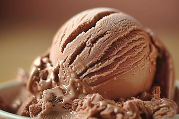 Canvas Print - chocolate ice cream 