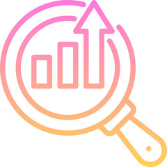 Wall Mural - Data analytics icon