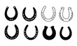 Luck icon horseshoe