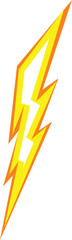 Poster - speed power bolt icon cartoon vector. charge shock. shiny object
