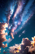 空と雲と銀河-H