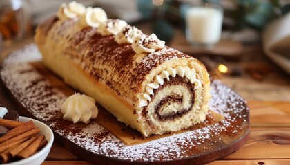 Sticker - Swiss Roll with Tiramisu vibe