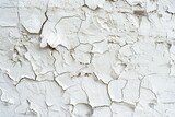 Fototapeta  - Texture of old rustic wall covered with white stucco plaster