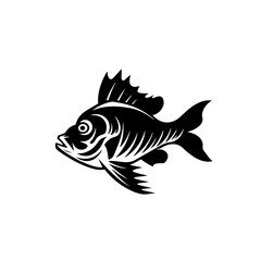 Wall Mural - Bass Fish