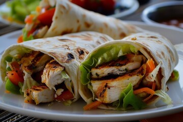 Poster - Traditional chicken wrap