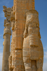 Wall Mural - Gate of All Nations in the ruins of Persepolis near the city of Shiraz in Fars province, Iran.