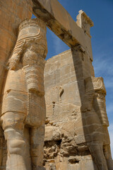 Wall Mural - Gate of All Nations in the ruins of Persepolis near the city of Shiraz in Fars province, Iran.