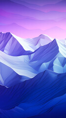 Wall Mural - landscape with sky vibrant purple and pink digital illustration phone wallpaper background