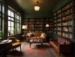  a vintage bookstore filled with antique volumes and cozy reading nooks tucked away in corners.