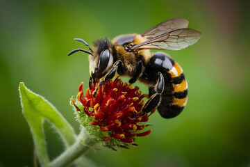 bee on a flower