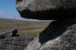 Detail of granite on Bodmin Moor Cornwall