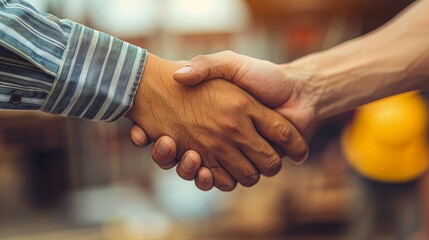 Close Up of Two People Shaking Hands