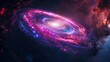 Cosmic Quasar in Deep Space Generative AI