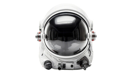 astronaut helmet isolated on transparent png background. generative ai