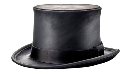 Wall Mural - Top Hat isolated on transparent png background. Generative ai