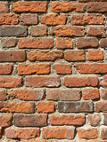 Fototapeta  - Old red brick wall texture
