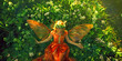 Plan view of a fairy, ai generated.