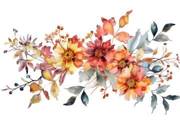 Poster - Colorful bouquet of flowers, perfect for various design projects
