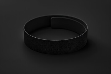 Poster - Detailed shot of a bracelet on a dark background. Perfect for jewelry design concepts