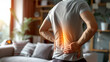 male lower back pain