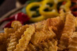 © Vincius - Batata tipo crinkle frita com tempero cajun